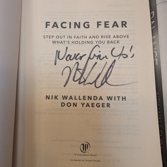 Nick Walenda Books. One Hardcover; The Softcover Is Autographed - Picture 4 of 4